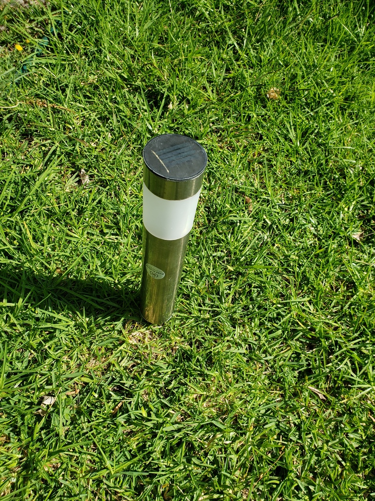 Peg for garden solar lamp