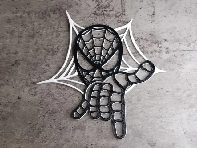 Spiderman Wall Art - Two Color