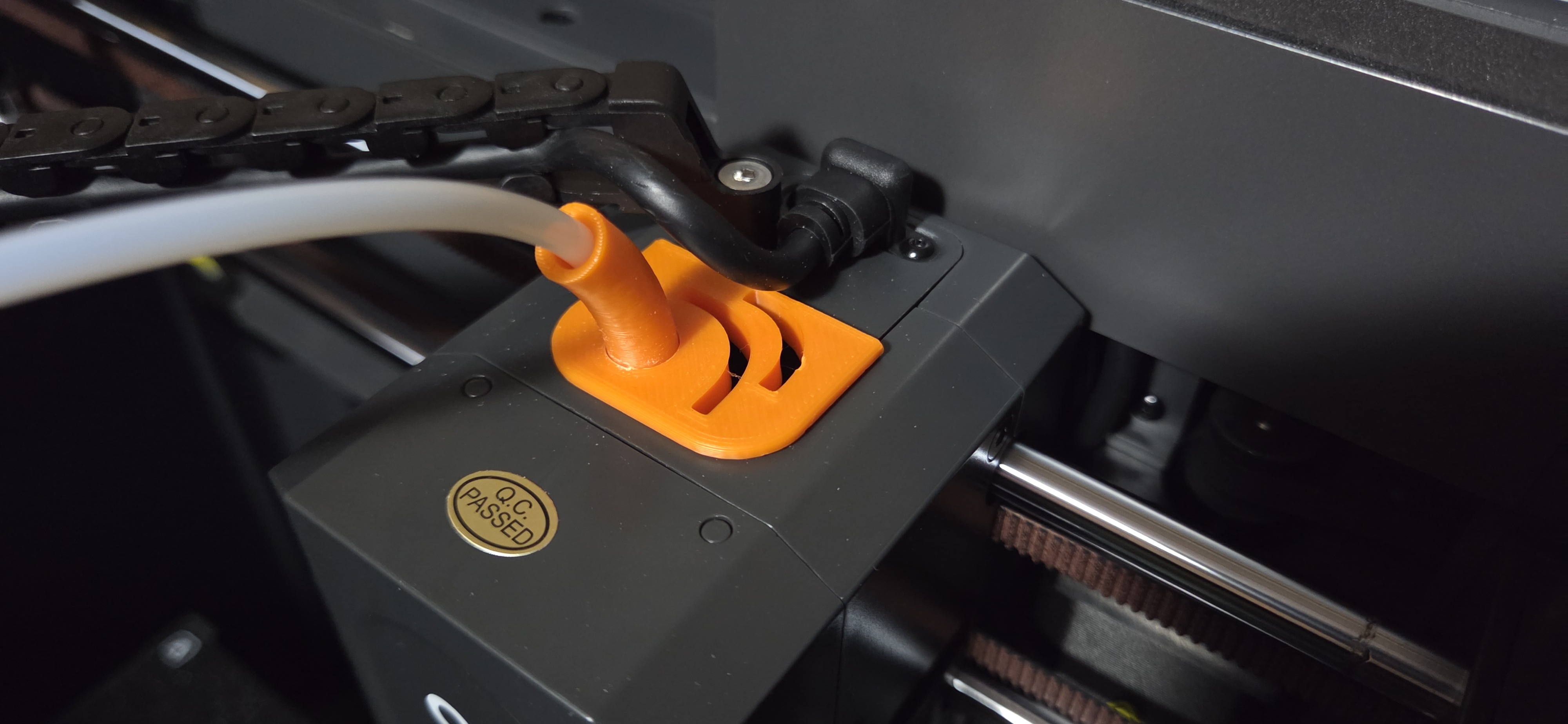 Centauri Carbon PTFE Guide with Vents