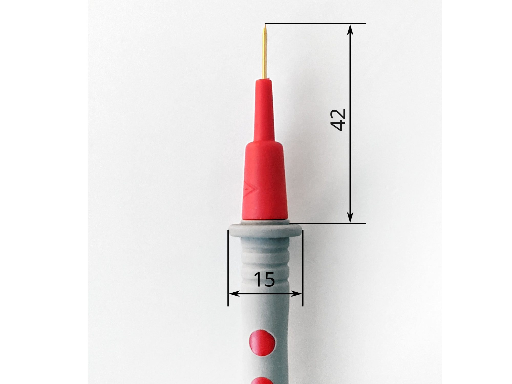 Miniatura 3 do modelo 3D Multimeter probe caps