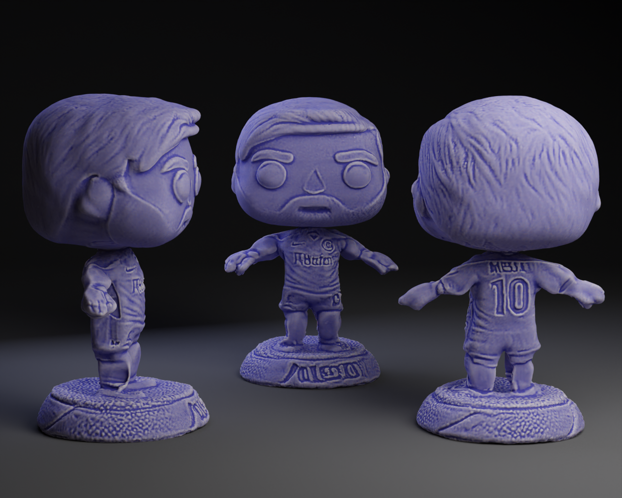 PSA Messi Funk@ P@p Bobble Head AI example