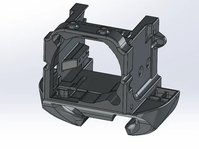 Neptune 4 / Pro 3x5015 fan Shroud Threaded inserts, HalfManBear mods + KUSBA