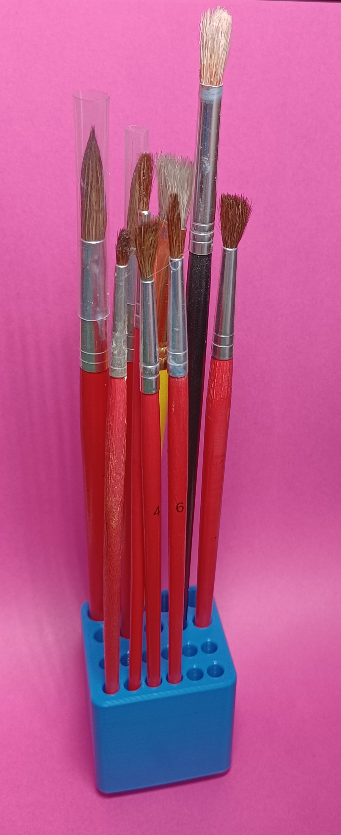 Paint-brushes stand by dbozec | Download free STL model | Printables.com