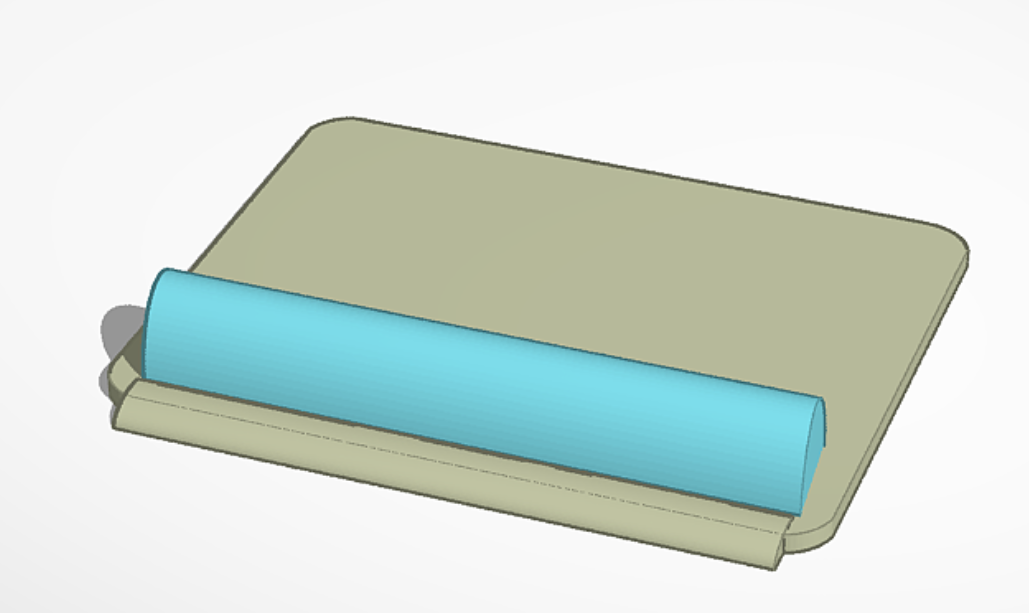 Mousepad with bigger rest