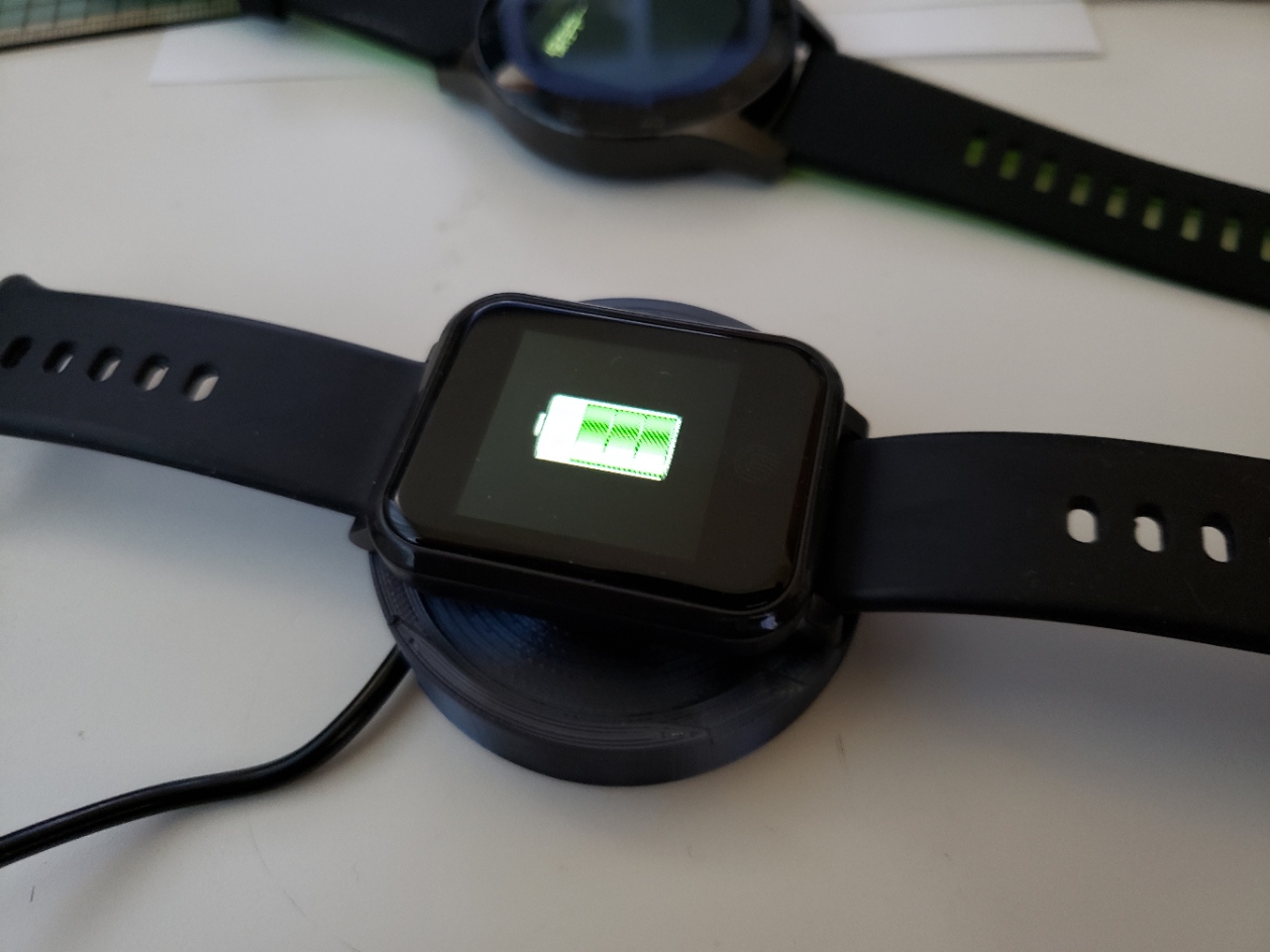 Smartwatch charging stand by EDO | Download free STL model | Printables.com