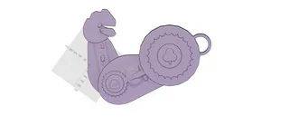 bionic arm keychain