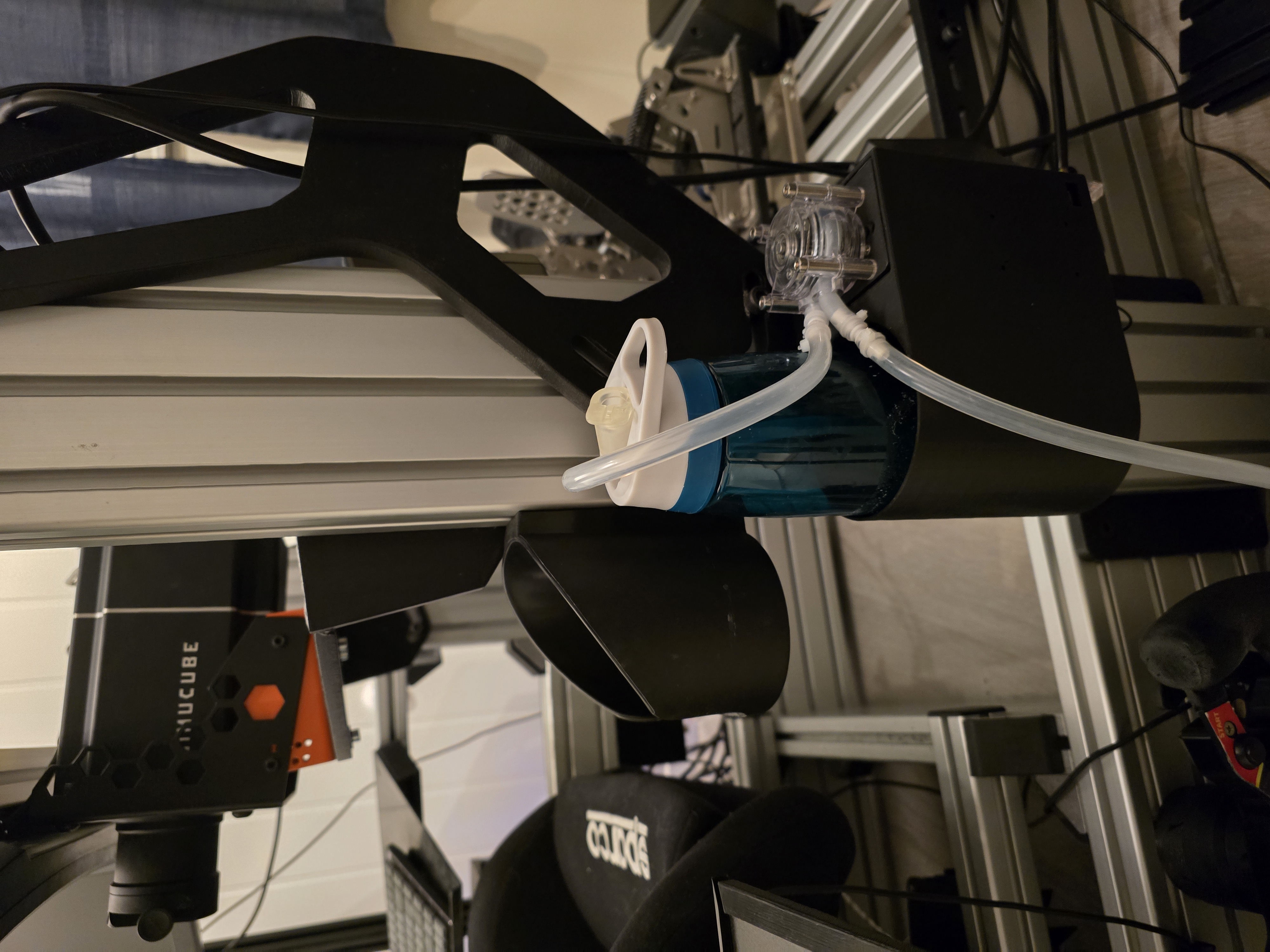 Waterpump holder for sim racing
