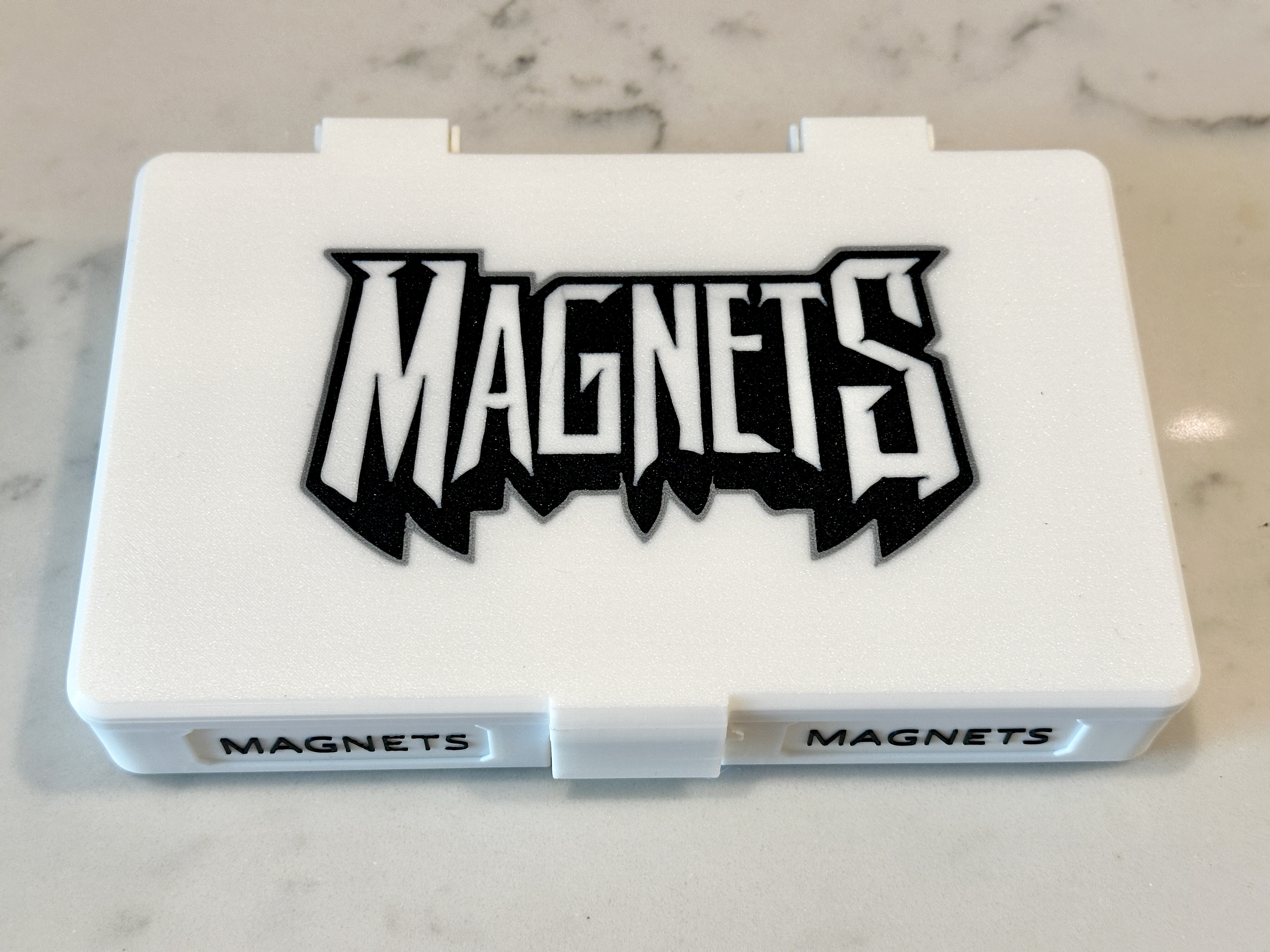Magnets Tiny Bins lid - Metal Band Style