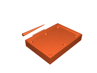 Simple Pool Table (9 balls) by MeNameJake | Download free STL model ...