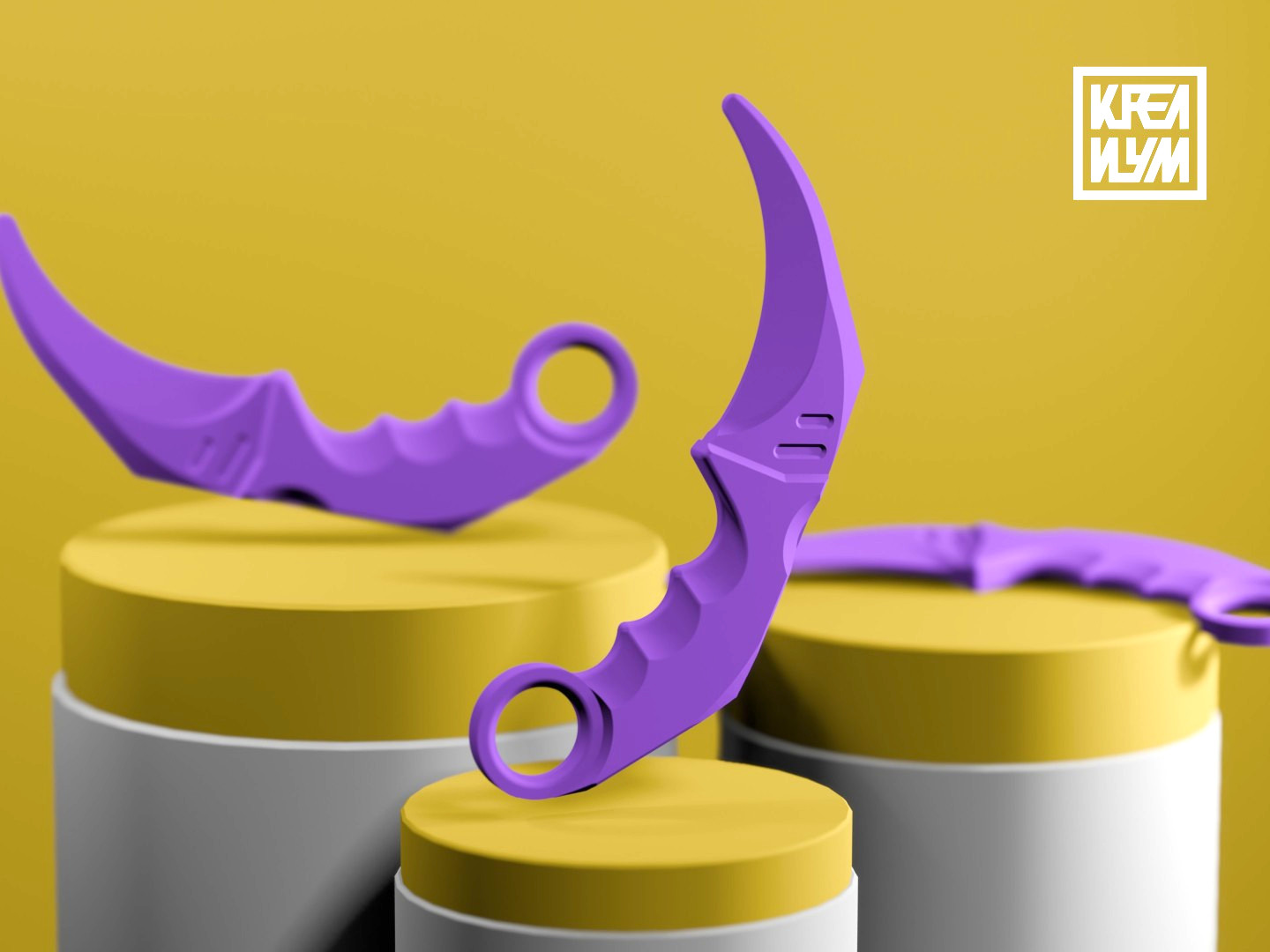 Karambit fidget toy