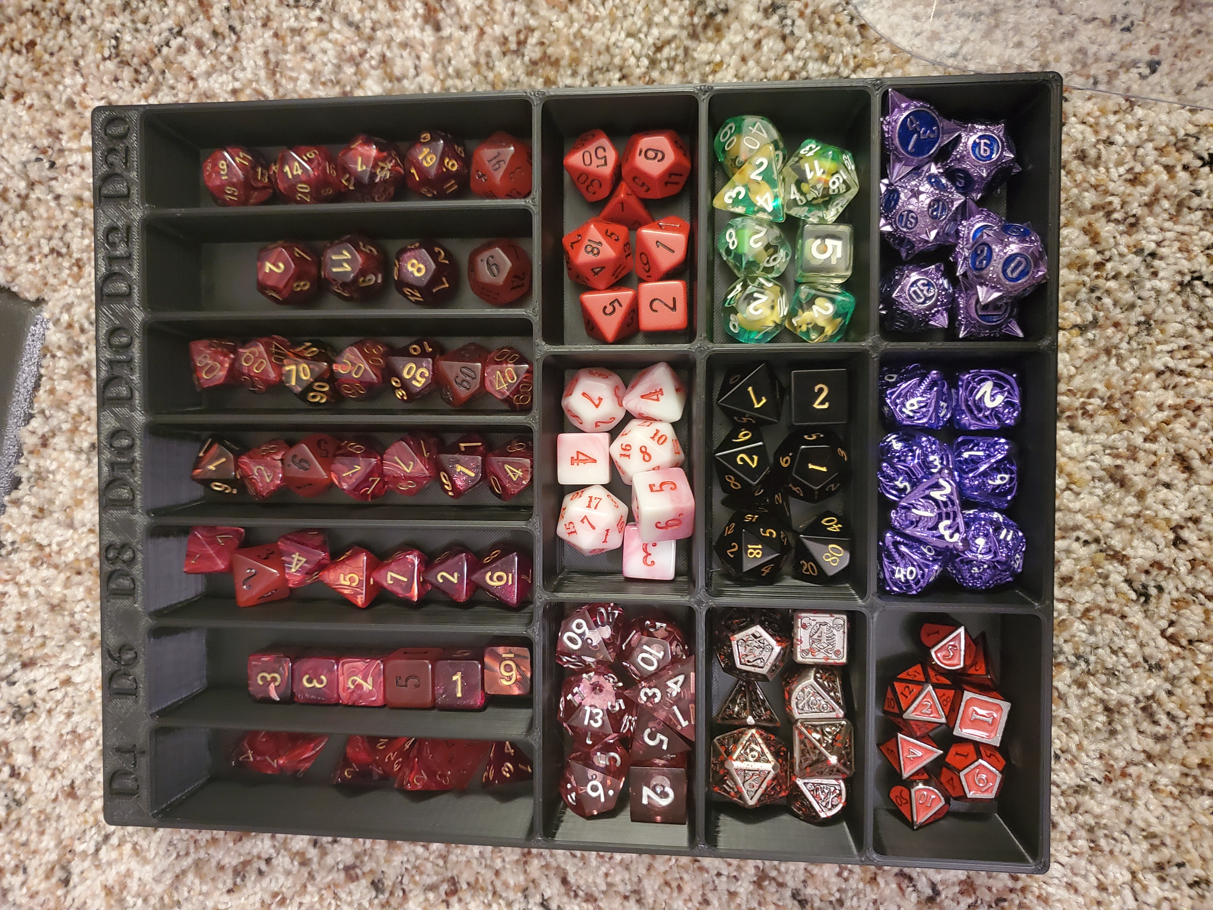 Dice Organizer Tray (Large Format) by rpkempland
