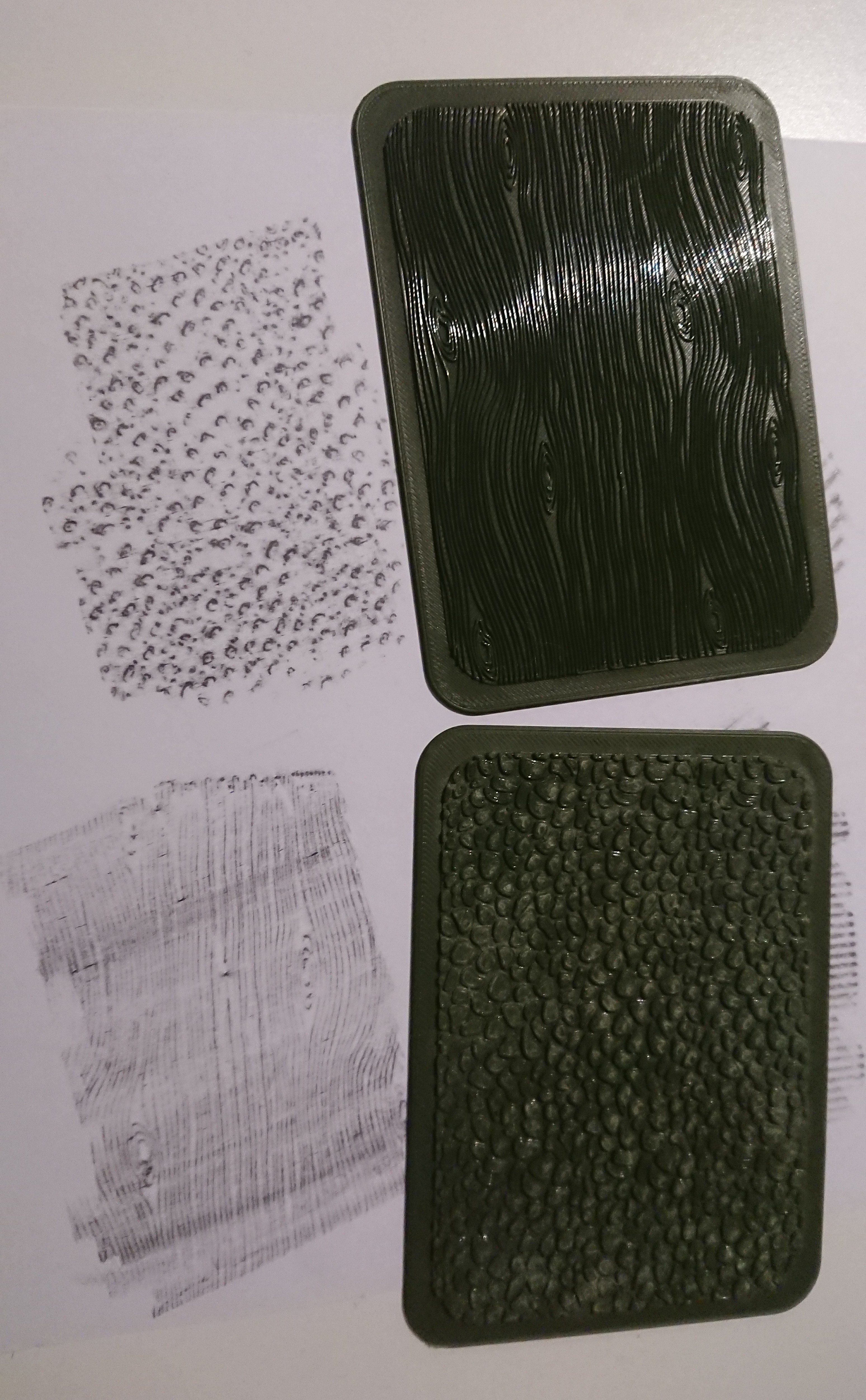 texture boards/pads set 3