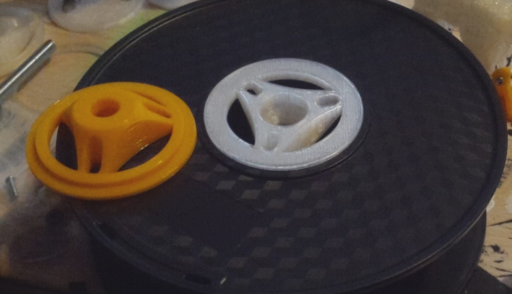 61mm Filament Reel Spool Hub Adapter for use with jdk201's Spool Holder