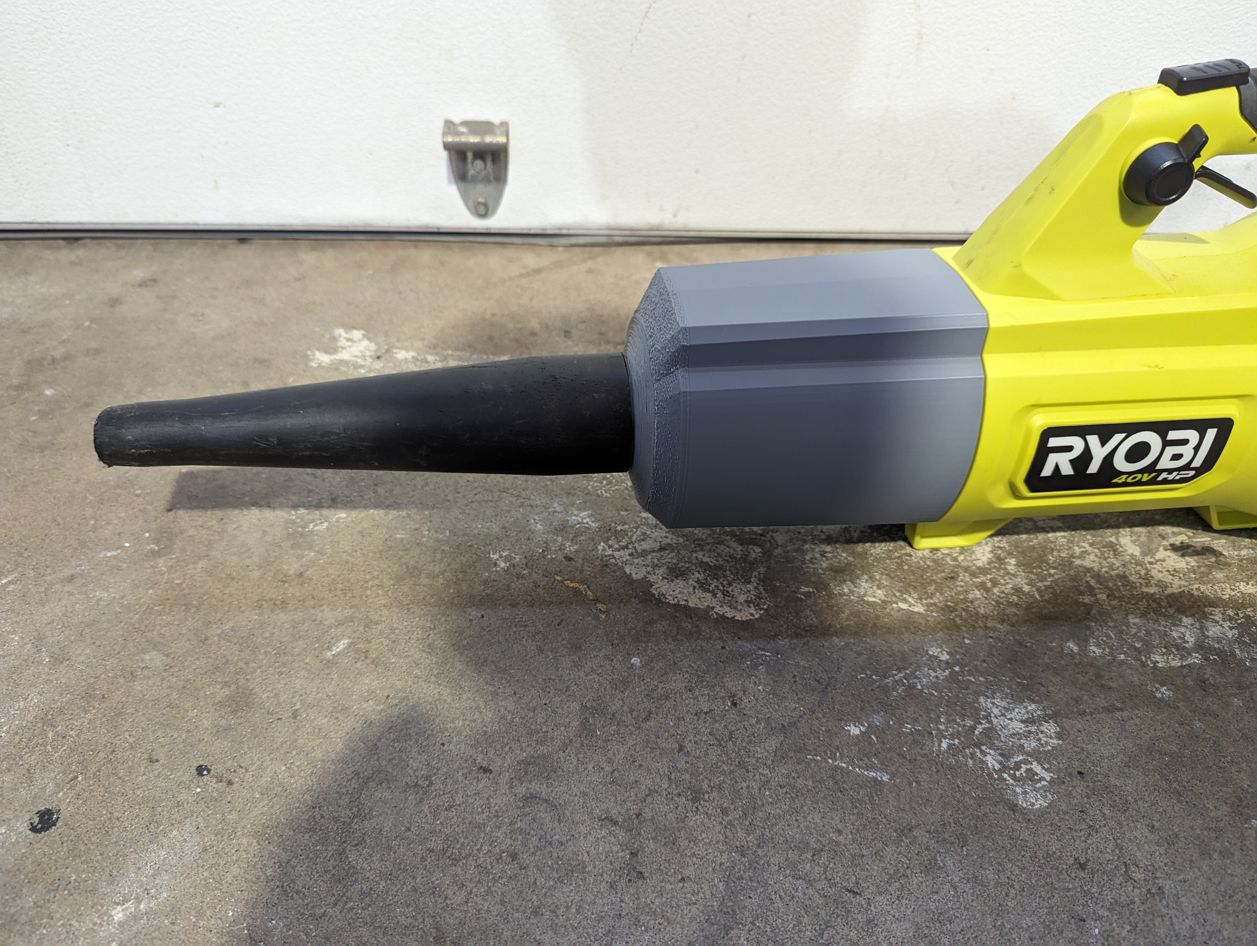Ryobi 40V Leaf Blower to Shop Vac 2.5 inch Adapter