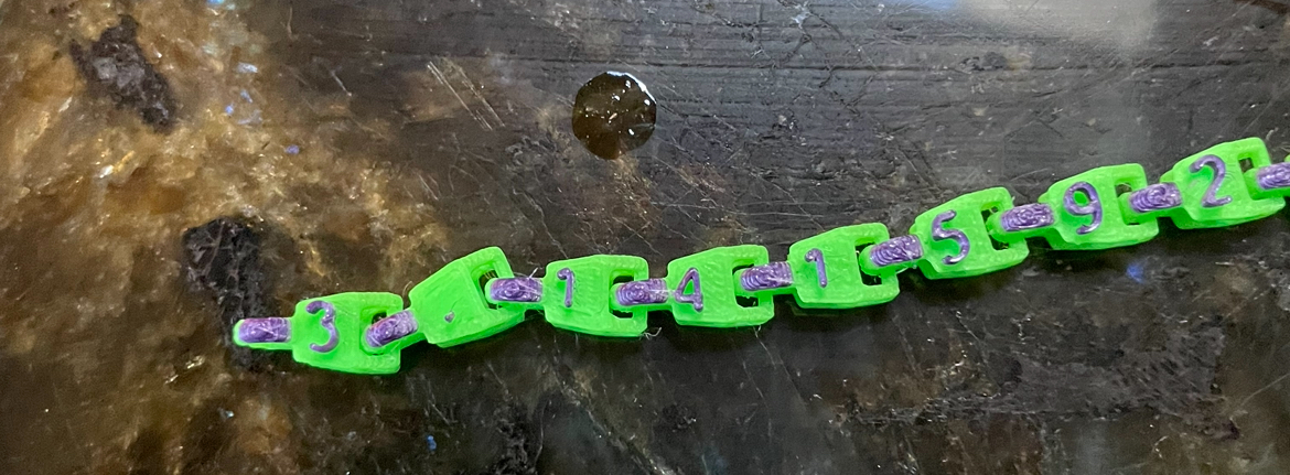 Pi chain by Thomas B | Download free STL model | Printables.com