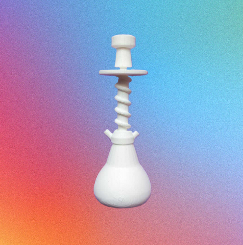 Hookah keychain