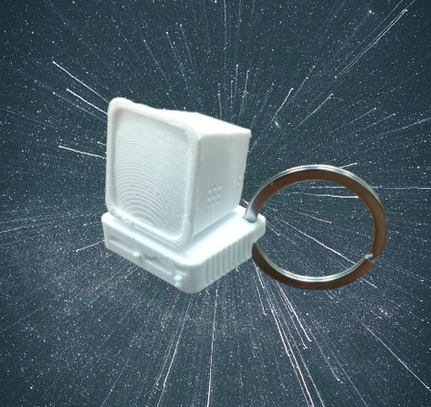 PC Retro Keychain