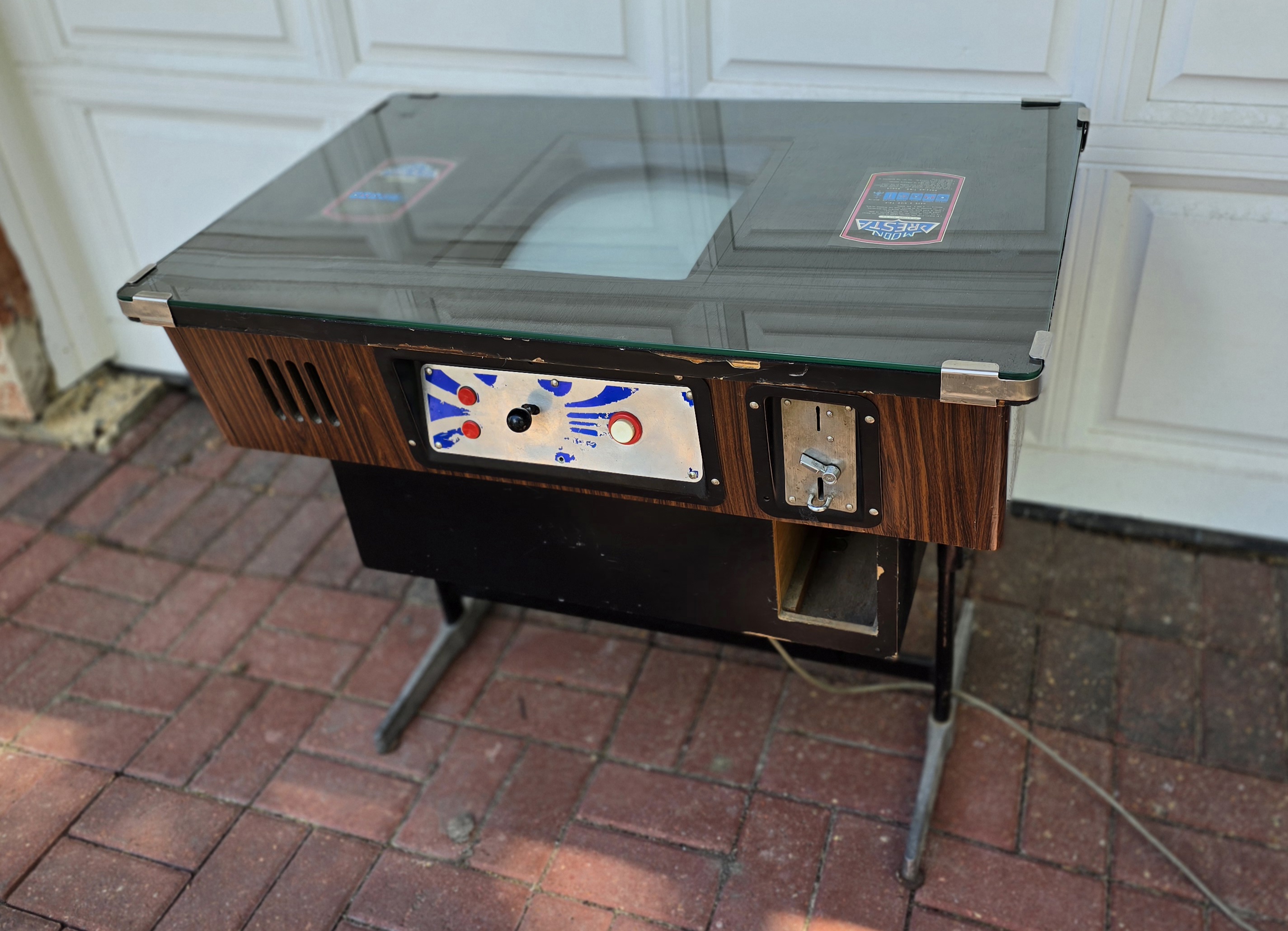 Moon Cresta from Nichibutsu - Cocktail Table Coin Door Cover