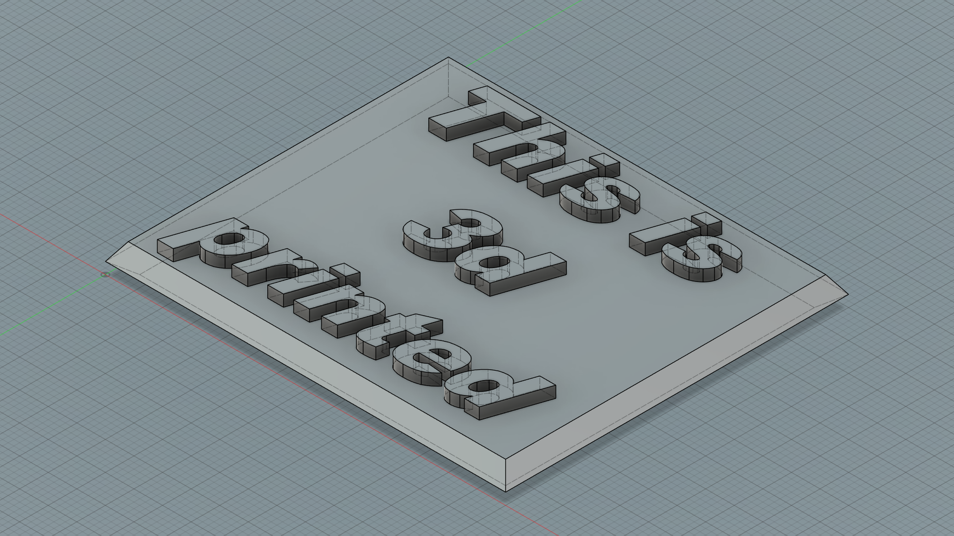 3d printed plate, for fun