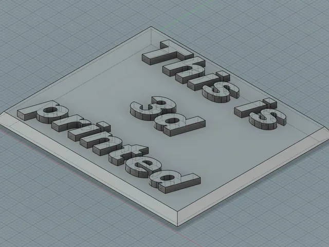 3d printed plate, for fun