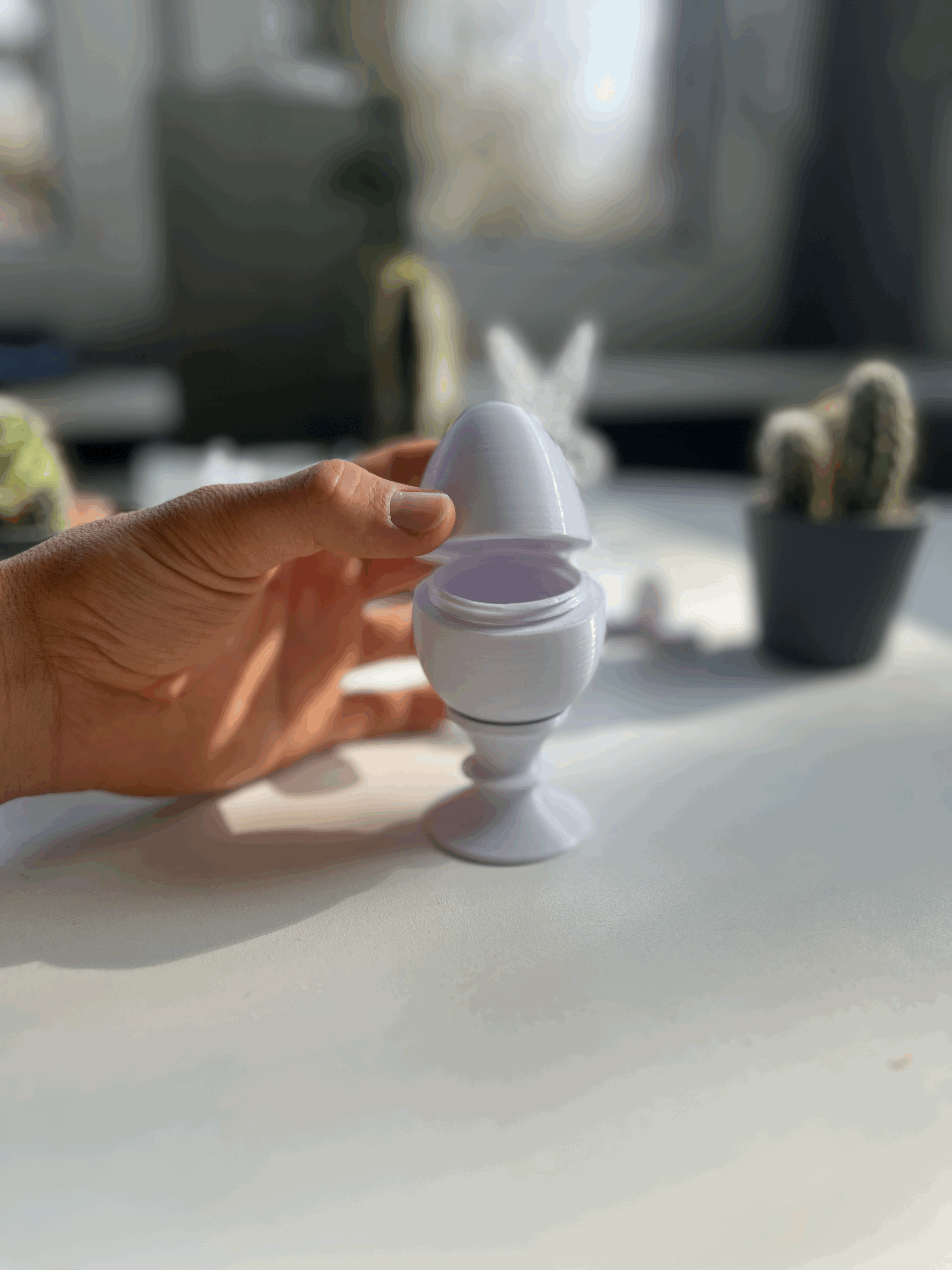 Miniatura 9 do modelo 3D Threaded Easter Egg