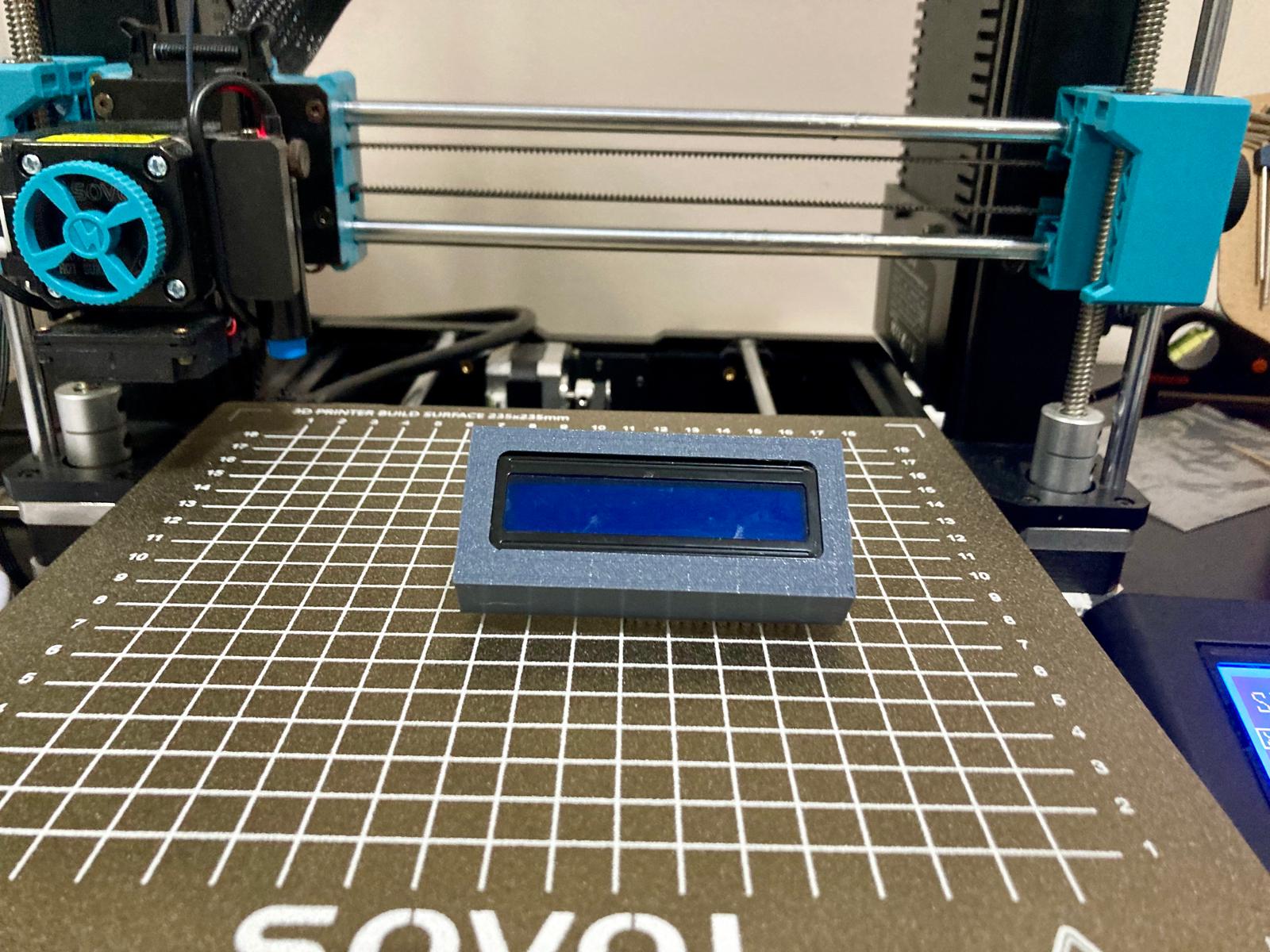 2x16 lcd cover snap on (works for i2c as well)