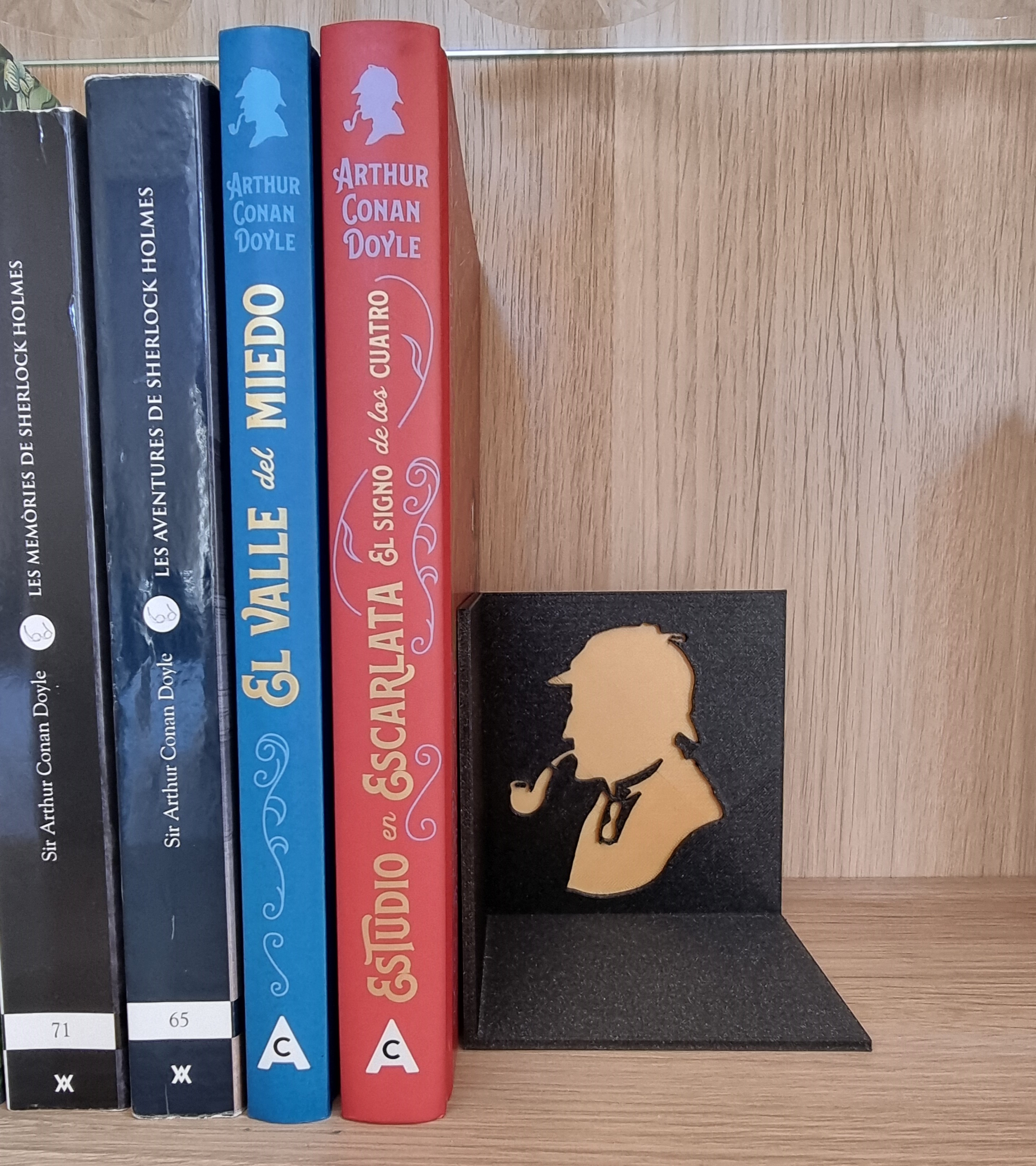 Sherlock Holmes bookend sujetalibros