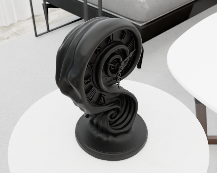 Miniatura 5 do modelo 3D Spiral Clock