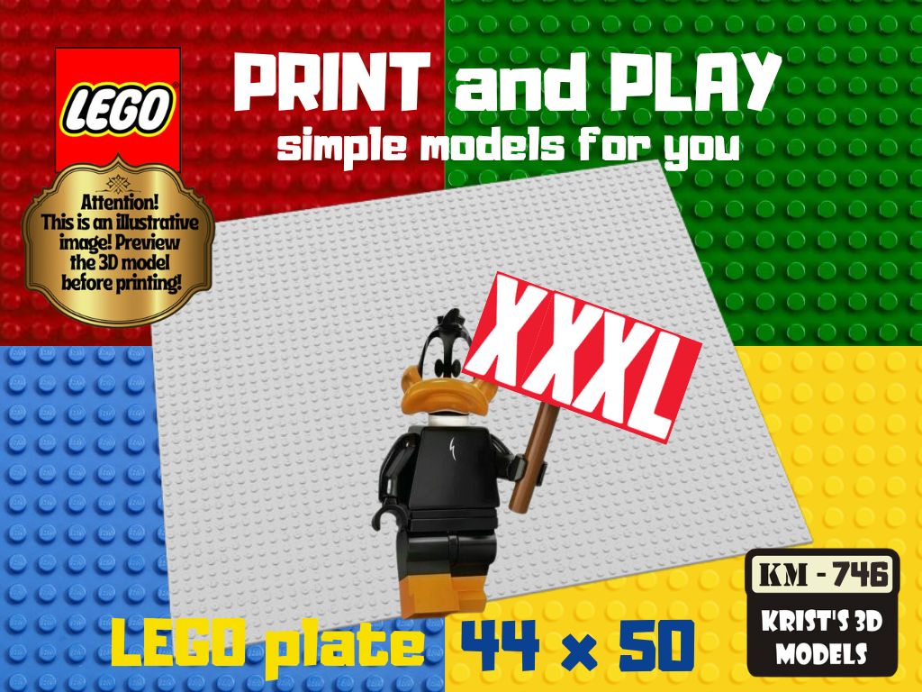 lego base plate 44 x 50 studs