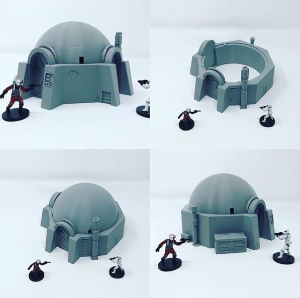 32mm Desert House Terrain for Wargames
