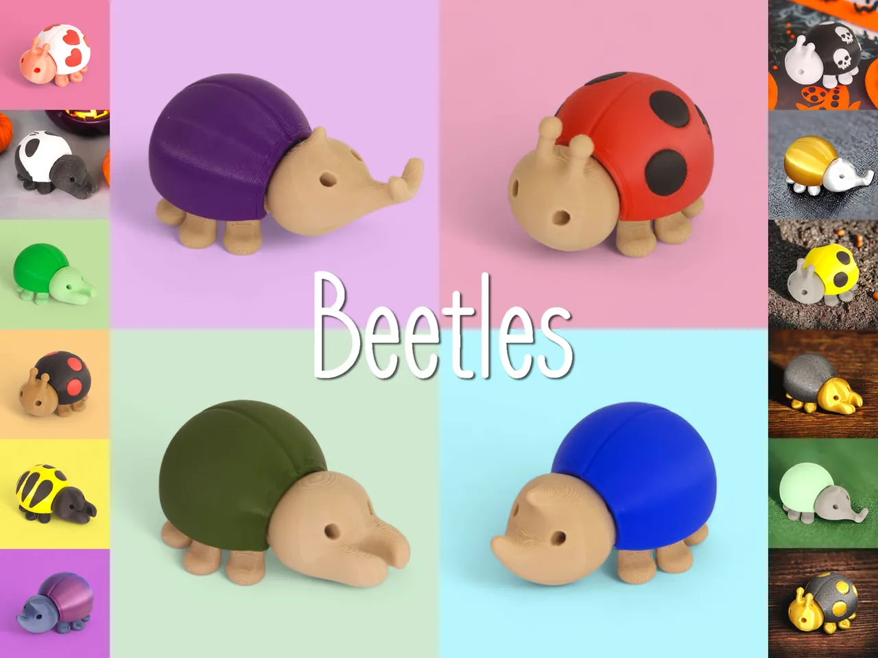 Beetles by jajaum3d | Download STL model | Printables.com