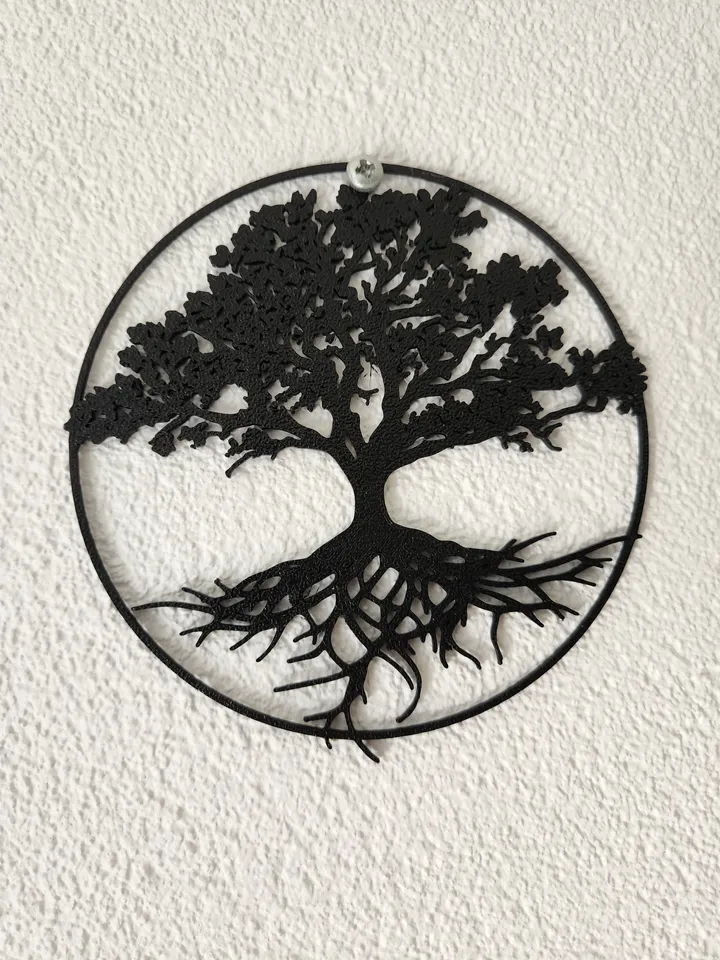 Rooted tree - Wall Art by MatadorPrintor | Download free STL model ...
