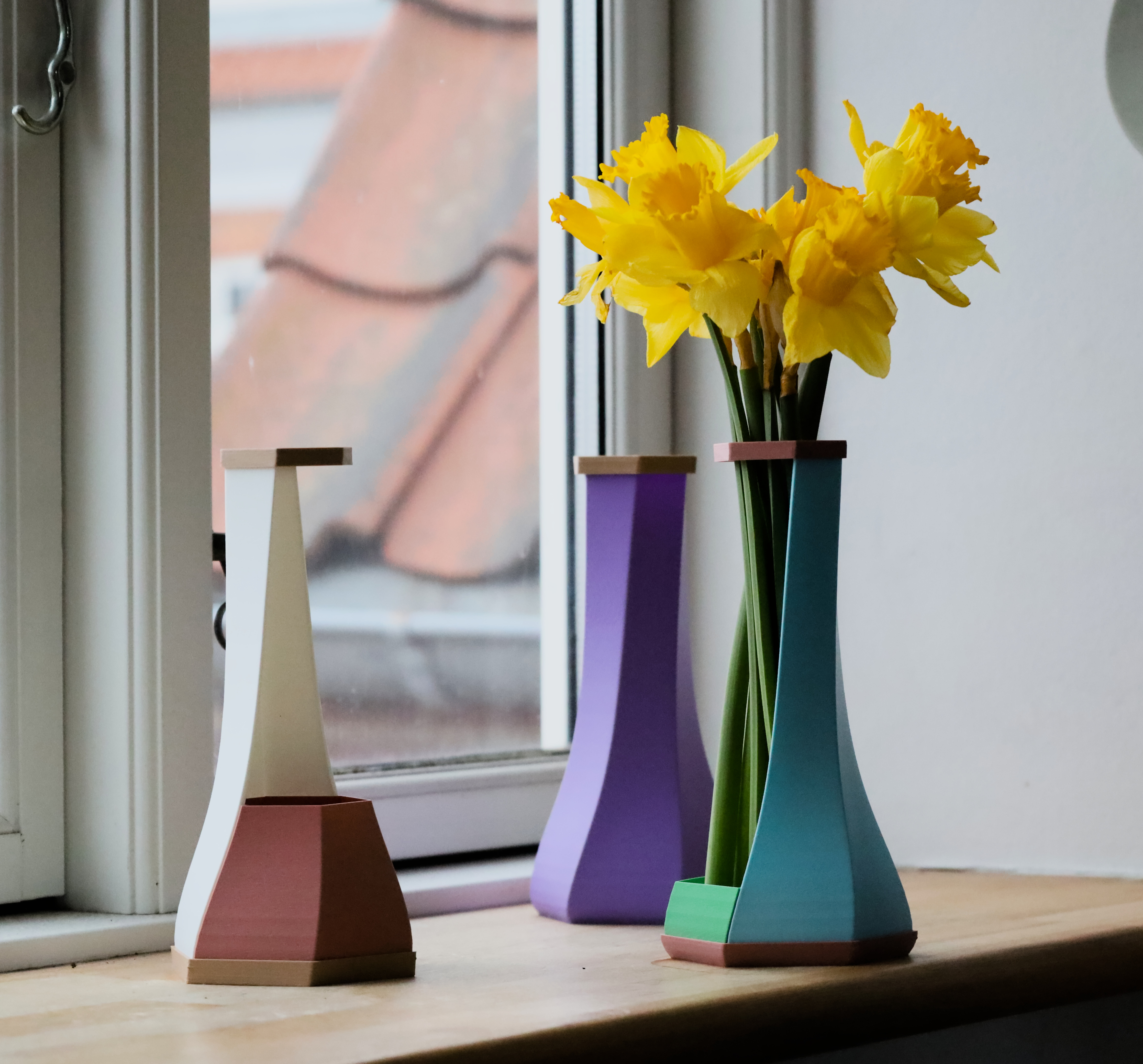 Inverted vase set
