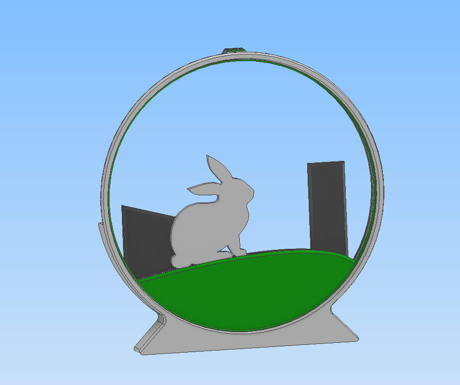 Miniatura 5 do modelo 3D Easter Sign