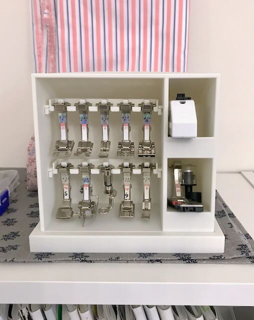 Bernina presser foot cabinet - parametric