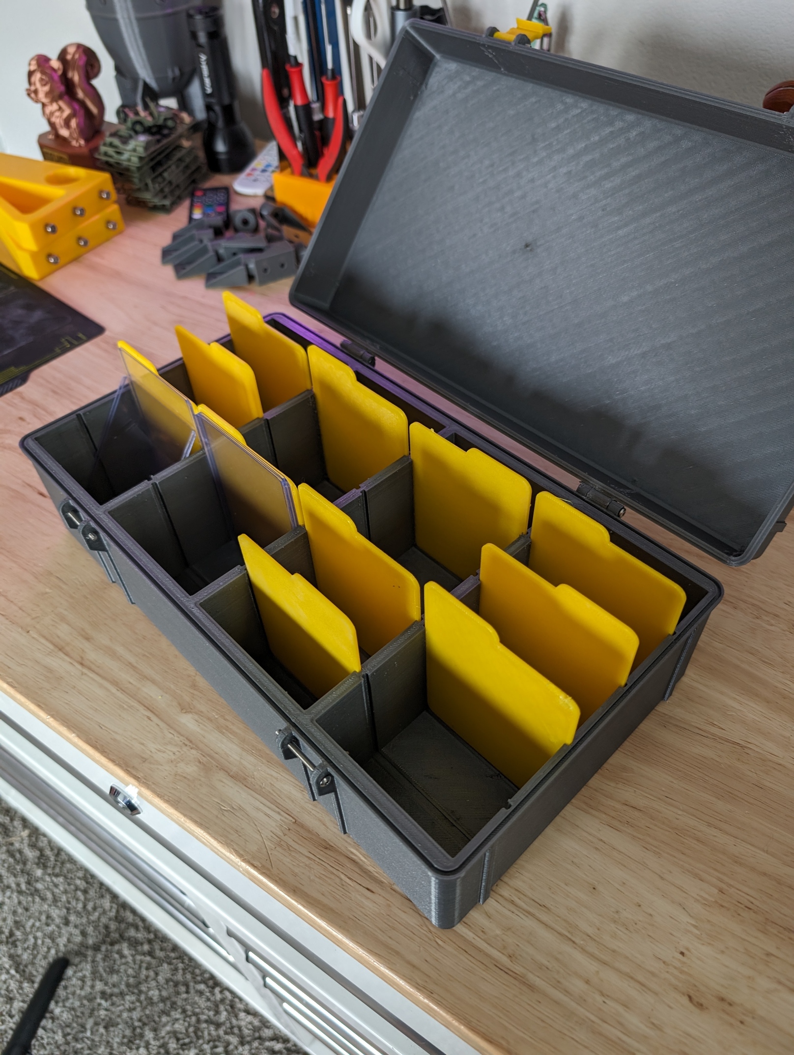 Trading Card Top Loader Storage Box by Lee David Download free STL