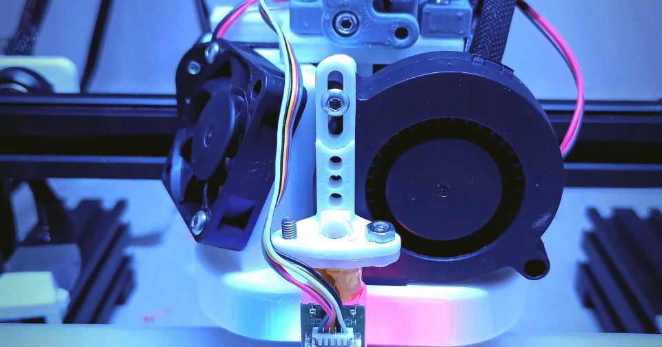 Another Bl Touch holder for Ugly but light. by Alexander Lilljebjörn