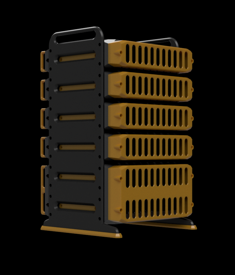 Miniatura 5 do modelo 3D NexGen3D: Micro Rack System - Micro Home Lab