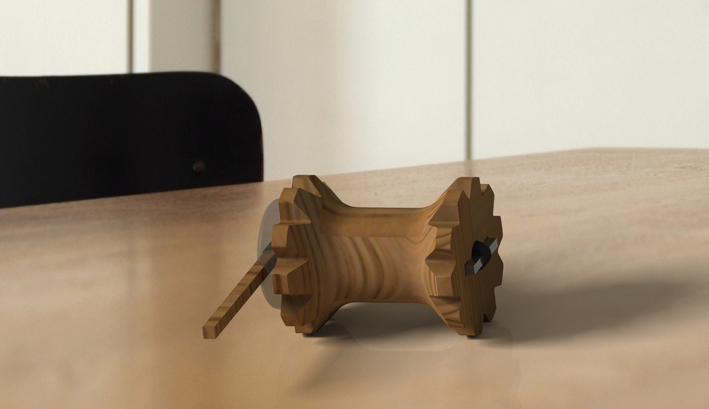Rubber Band Toy Tractor