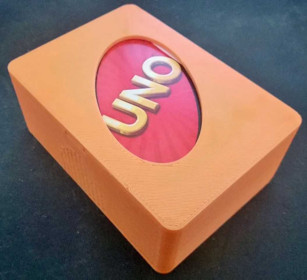 UNO Card Box Deck Holder Kartenschachtel by chmeee, Download free STL  model