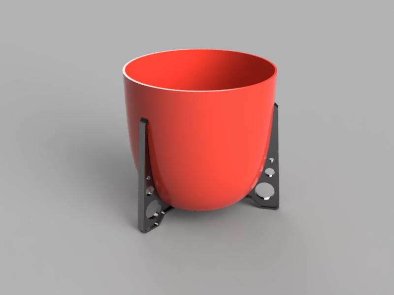 Fallout 4 inspired flower pot