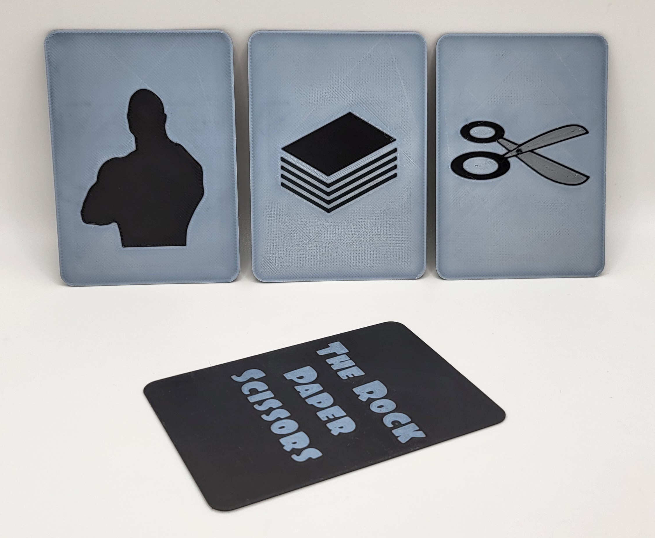 The Rock, Paper, Scissors card game by Dr Operator Download free STL