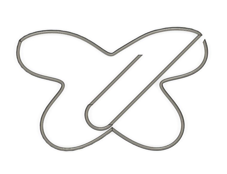 Butterfly Paperclip