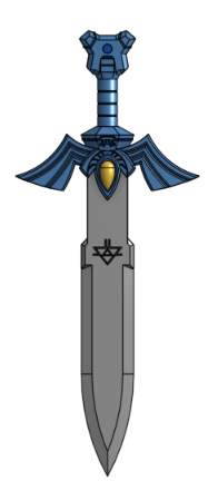 loz tww master sword by mothmansculthead | Download free STL model ...