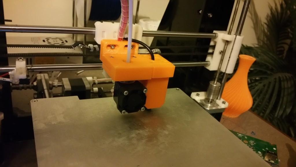 Prusa i3 Bowden E3Dv6 Mount V2 - Optional Inductive Sensor Mount