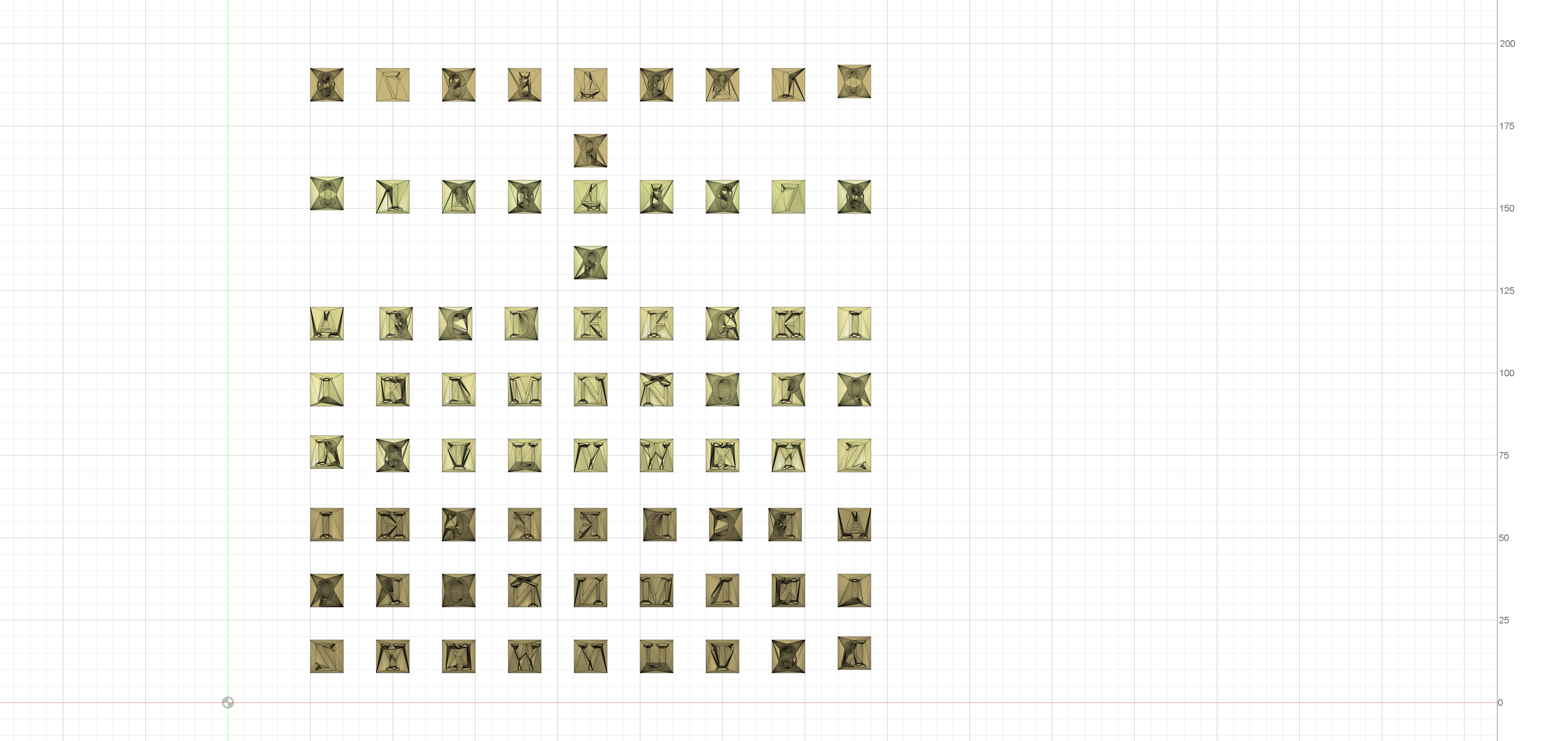 Letters & Numbers Stamps; draft 1