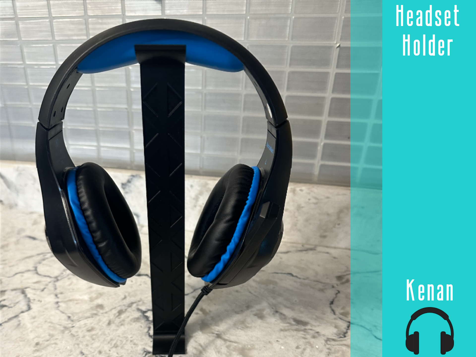 Headphones/Headset On-Desk Holder/Stand (No Supports)