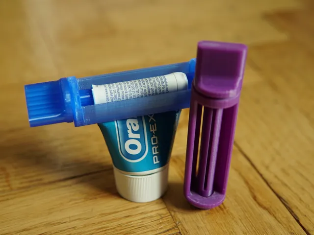 Shortened Toothpaste Tube Squeezer