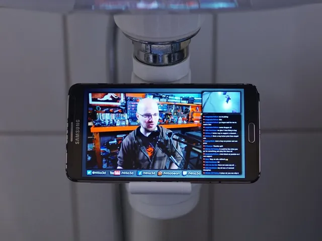 Bathroom phone holder