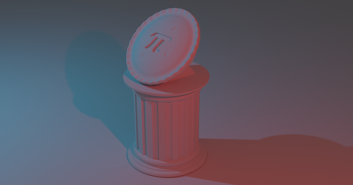 Pi Day Trophy by Ronin Red Download free STL model